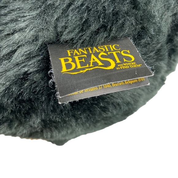 Fantastic Beasts Niffler Harry Potter Stuffed Animal Black Plush Warner Brothers - Picture 11 of 13
